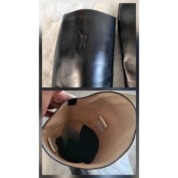 EFFINGHAM Bond Co. 200M Black Leather Equestrian Riding Boots Size 8.5 WC - Picture 9 of 13